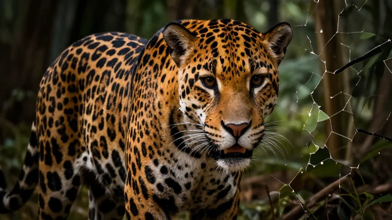 Felino: Definición y Concepto Esencial sobre Estos Animales 6 Jaguar majestuoso en hábitat fragmentado