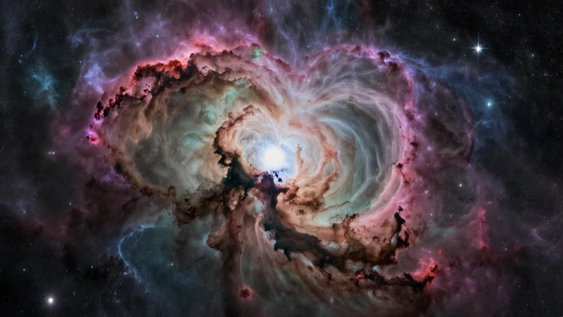 Fenómeno: Definición y Concepto Esencial para Comprender 3 Nebulosa vibrante sobre picos montañosos con estética educativa