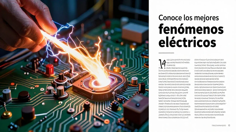 Revista educativa de fenómenos eléctricos