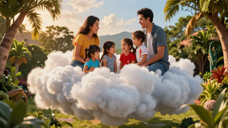 Fenómenos naturales: Aprendizaje divertido para preescolar 7 Familia y niños aprendiendo en naturaleza vibrante