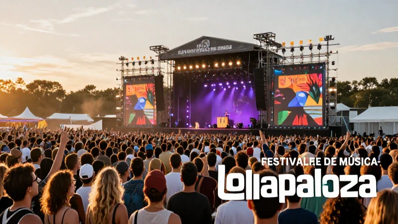 Festivales de música: un espectáculo vibrante y masivo