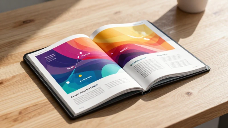 Diseño moderno de revista educativa digital
