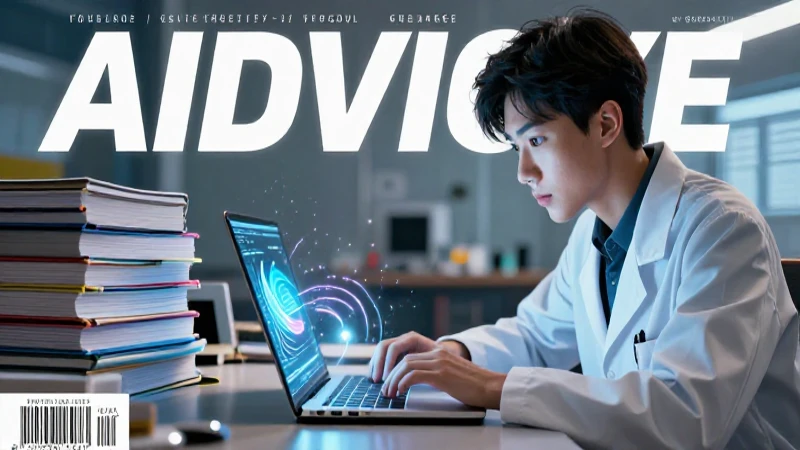 Investigadora brillante con laptop y notas