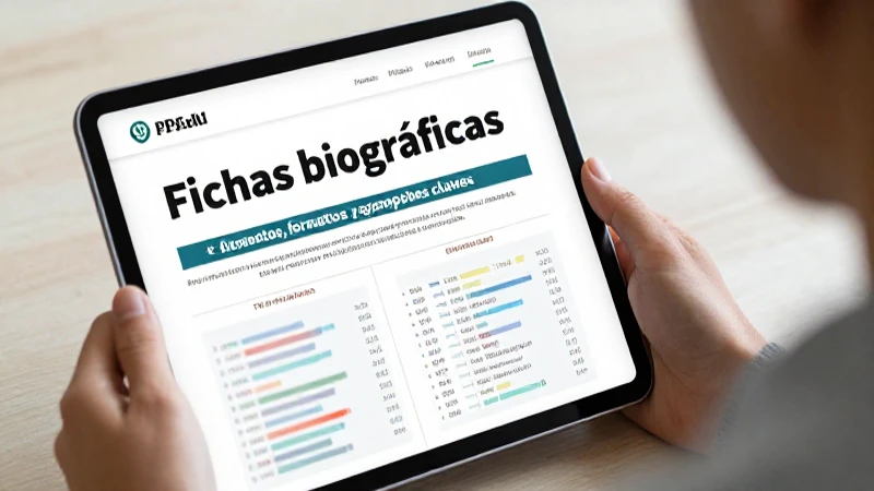 Fichas biográficas: Elementos, formatos y ejemplos claves 5 Formatos APA y MLA para fichas académicas