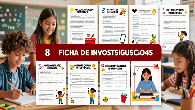 Fichas de trabajo educativas estilo México