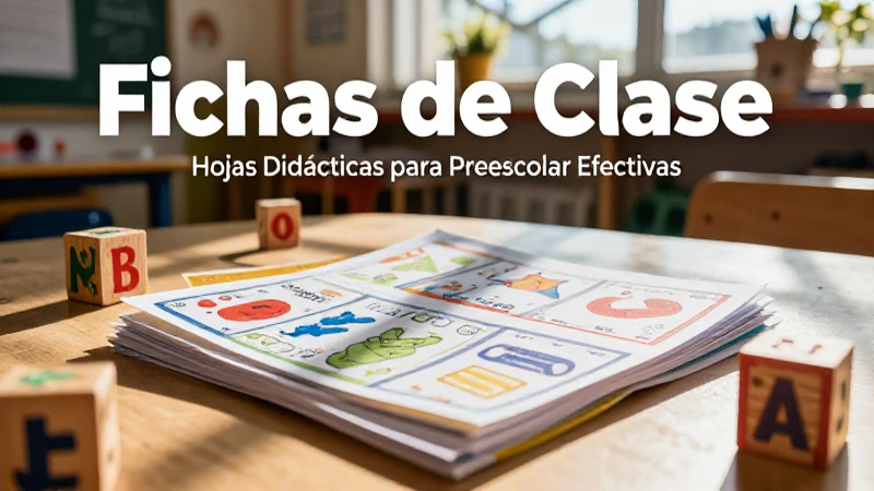 Crea fichas didácticas efectivas para preescolar