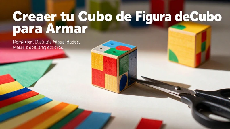 Materiales para crear tu cubo didáctico