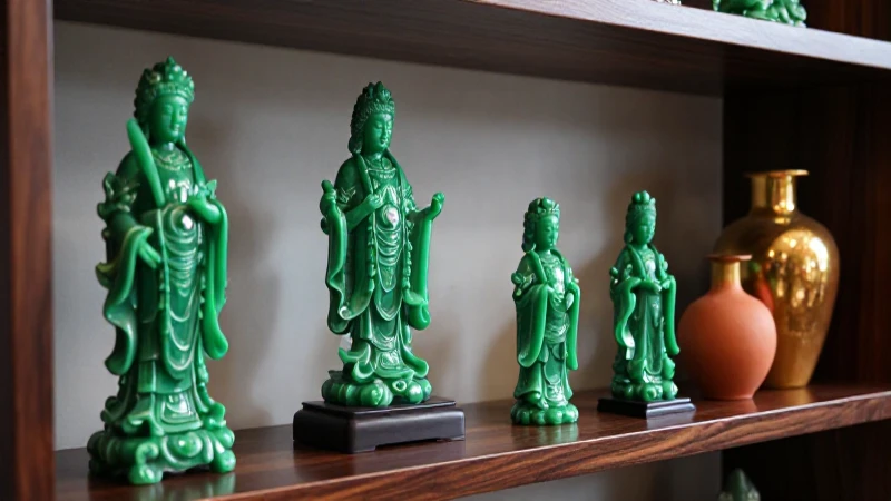 Integra verde decorativo con elementos cálidos y elegantes
