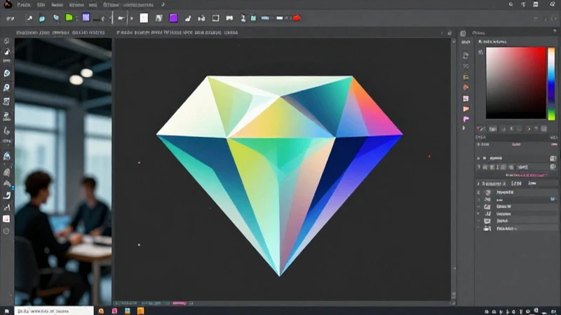 Diseño gráfico con formas de rombo