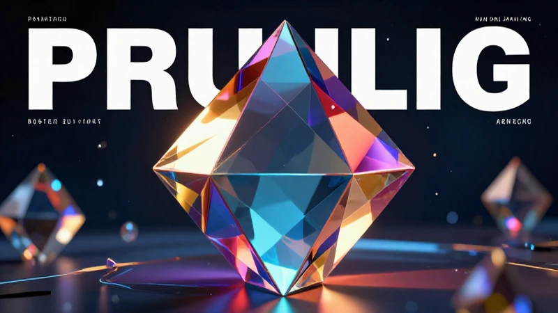 Prisma arquitectónico vibrante y ultra realista en alta definición