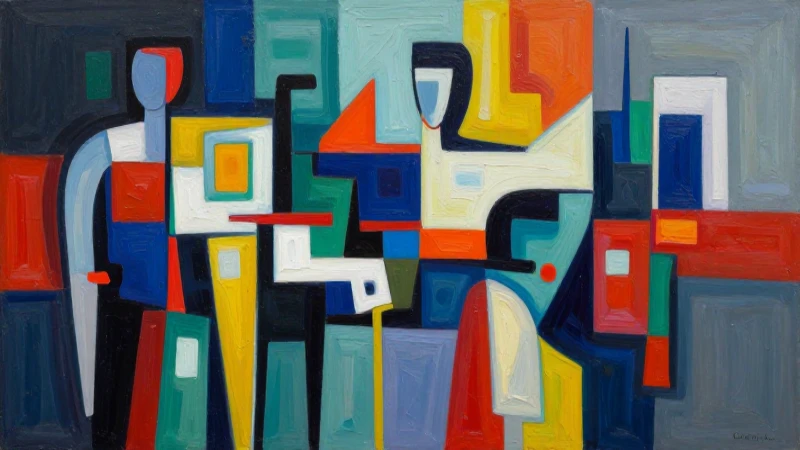Inspírate con arte figurativo y abstracto: selección excepcional 3 Arte abstracto vibrante e influenciado por México