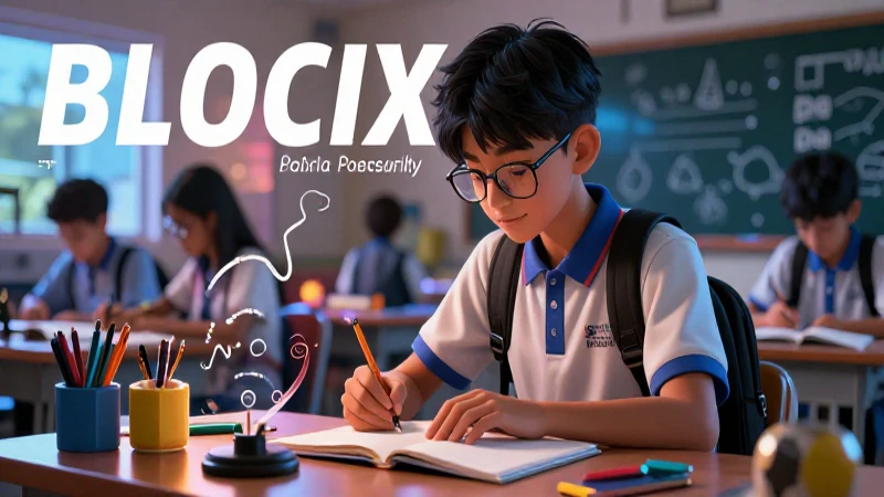 Estudiante dinámico de física en ambiente escolar vibrante