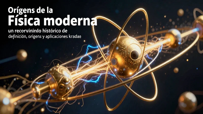 Física moderna: Orígenes, historia y diseño visual
