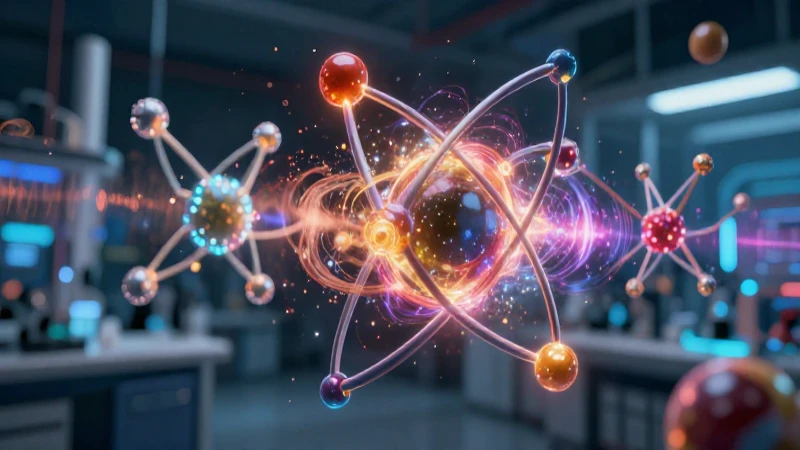 Qué es la física y cuáles son sus ramas principales 5 Ilustración científica futurista con detalles realistas