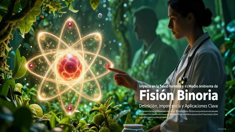 Fisión Binaria: Definición, Importancia y Aplicaciones Clave 7 Fisión binaria: impacto en salud y ecosistemas