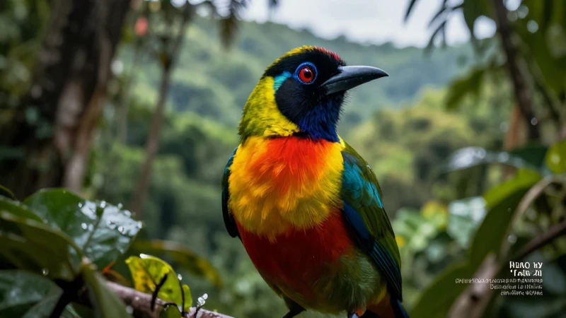 Flora y Fauna: Descubre La Molina con Abate Molina 5 Pájaro mexicano vibrante en entorno tropical