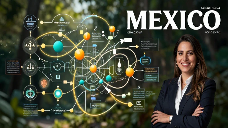 Especialista mexicano educativo en portada profesional