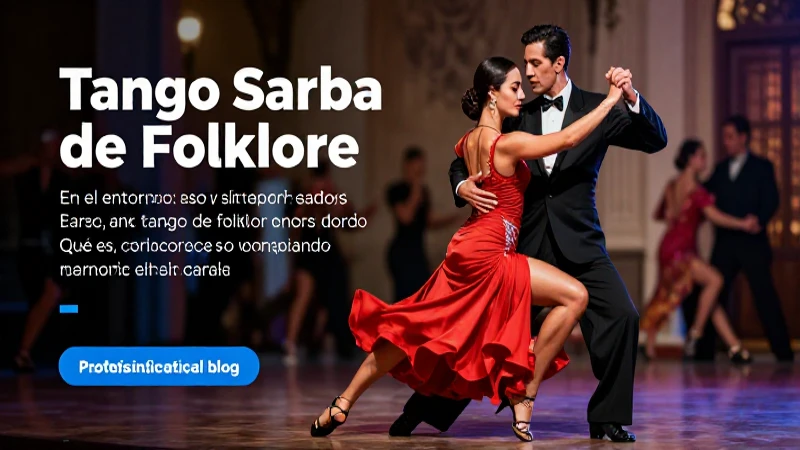 Folklore: Qué es, características y ejemplos destacados 6 Folklore vibrante: Tango y Samba en primer plano