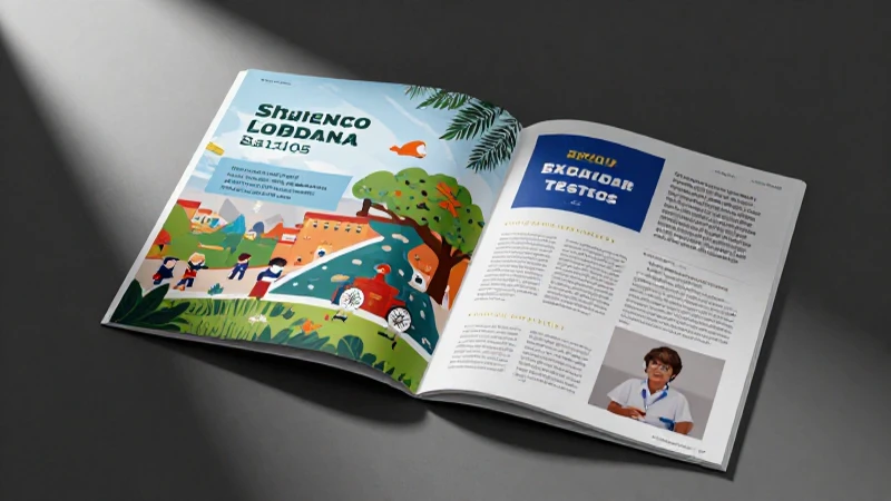 Folleto educativo moderno y estilizado de México