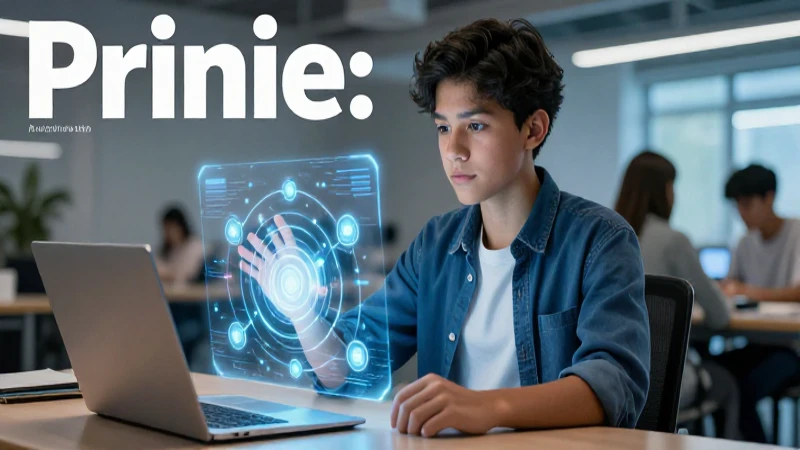 Fomentando la participación activa en línea: claves y tips 3 Estudiante interactúa con hologramas educativos modernos