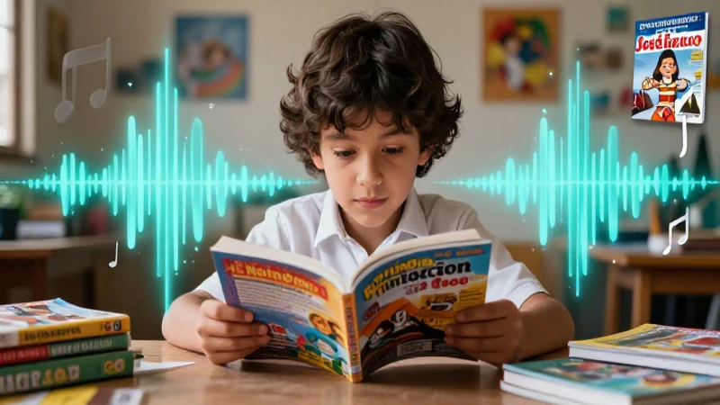 Fonemas: 100 Ejemplos para Entender su Importancia 9 Estudiante enfocado con aprendizaje educativo vibrante