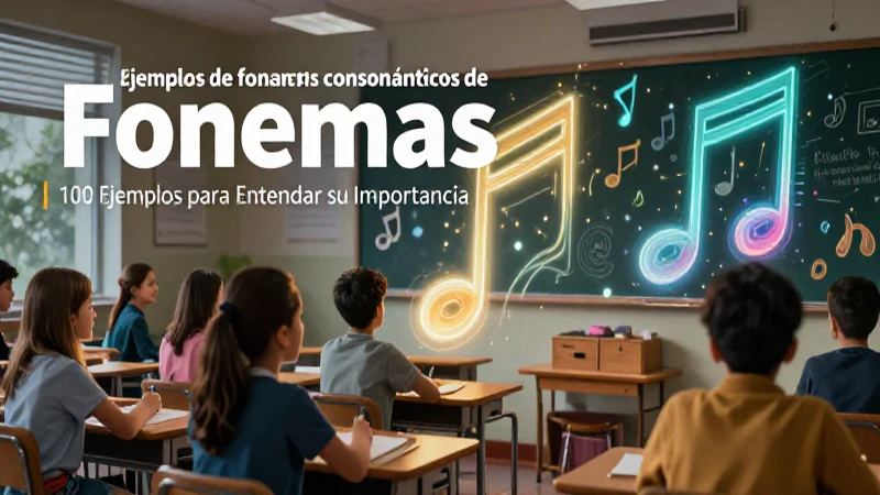 Fonemas: 100 Ejemplos para Entender su Importancia 6 Blog atractivo sobre fonemas para estudiantes jóvenes