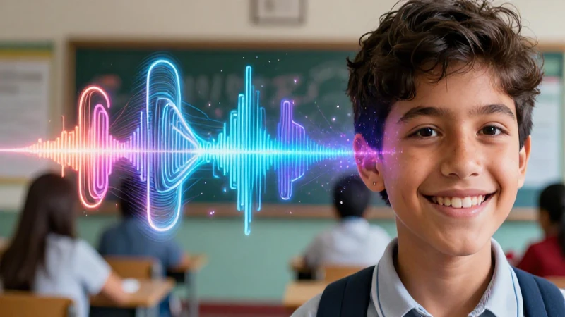 Fonemas: 100 Ejemplos para Entender su Importancia 4 Estudiante sonriente con aprendizaje dinámico