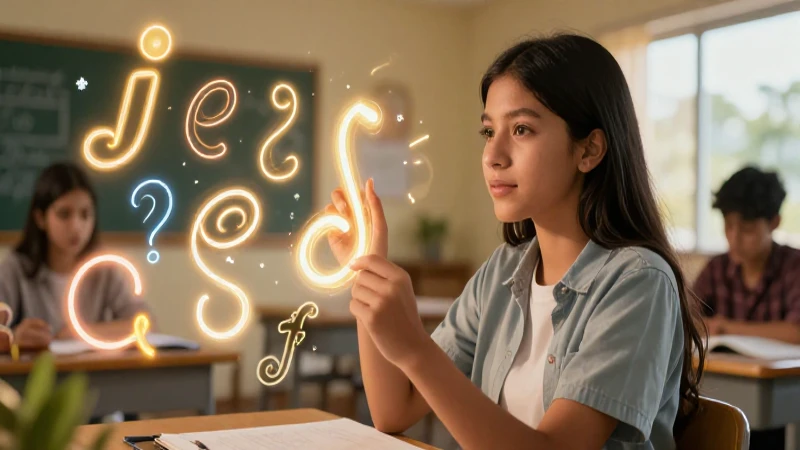 Fonemas: 100 Ejemplos para Entender su Importancia 5 Estudiante mexicano aprende lenguaje en entorno moderno
