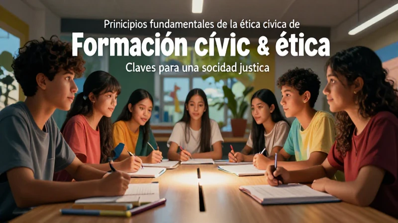 Formación cívica y ética: Claves para una sociedad justa 3 Ética cívica: claves para una sociedad justa