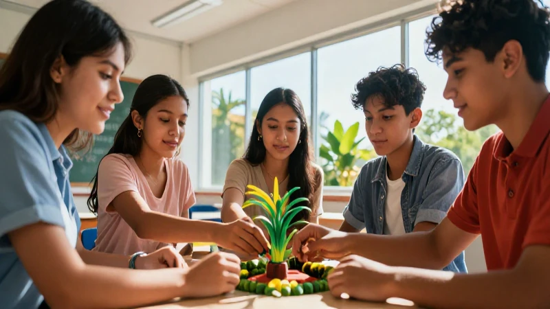 Jóvenes mexicanos crean proyectos sostenibles vibrantes