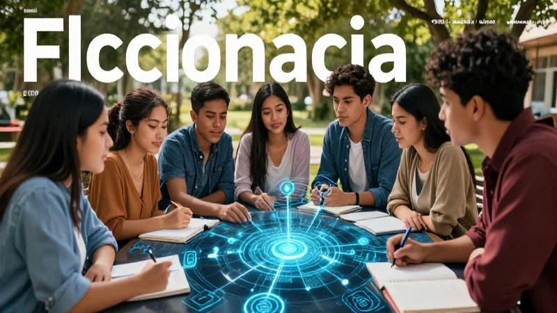 Estudiantes mexicanos colaborando por la productividad