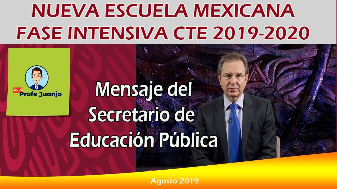 formate en la nueva escuela mexicana cte en su fase intensiva 2019