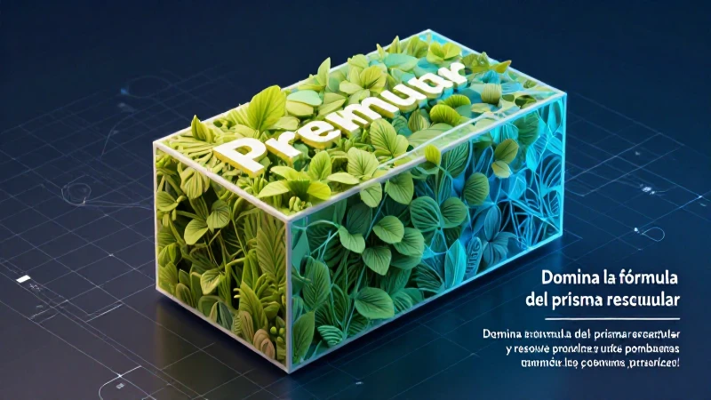 Aprende la fórmula del prisma rectangular