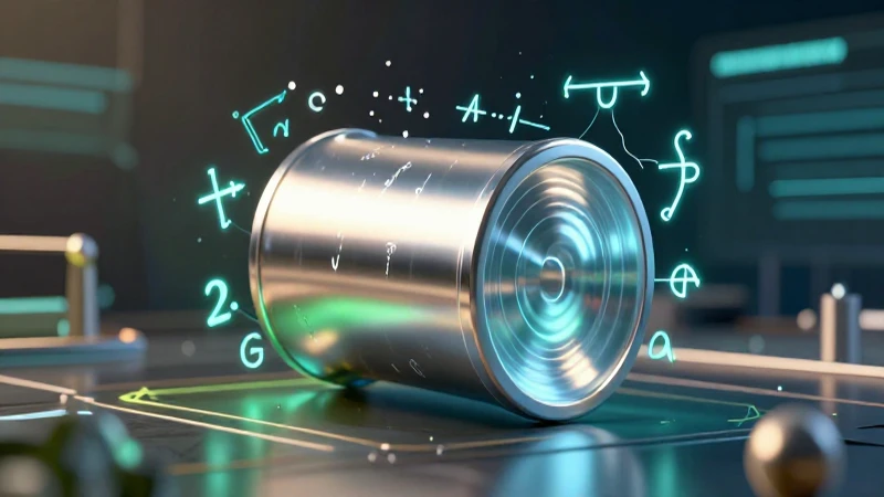 Fórmula precisa: volumen cilindro, descubre paso a paso 3 Cilindro metálico con fórmulas brillantes
