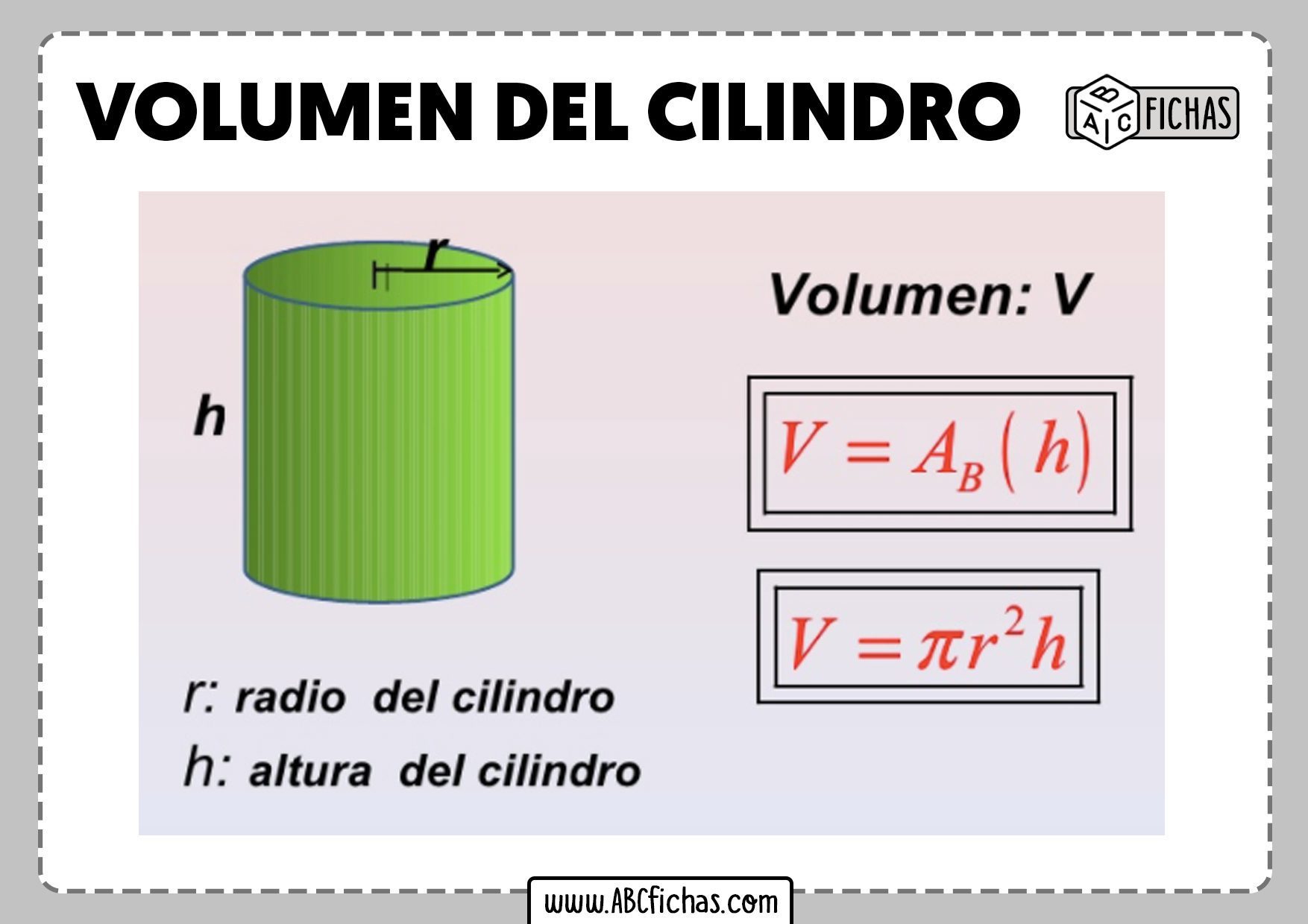 formula precisa volumen cilindro descubre paso a paso