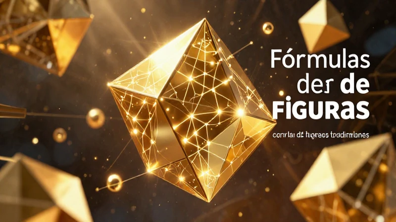 Fórmulas de áreas 3D con diseño educativo moderno