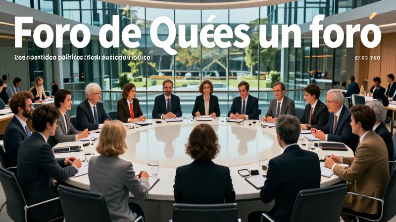 Qué es un foro: Definición y concepto en la política 4 Debate político intenso en foros españoles