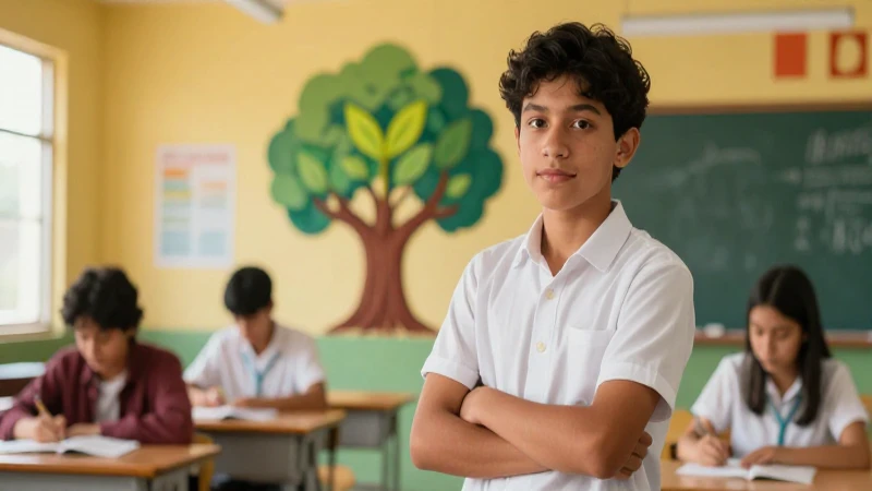 Fortalezas de una Persona: 20 Ejemplos que Inspiran 5 Retrato dinámico de estudiante mexicano y crecimiento