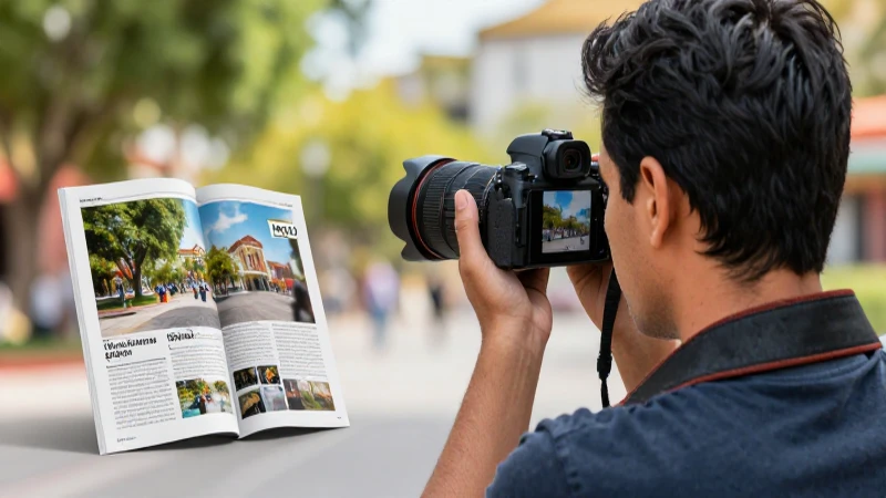 Fotógrafo profesional captura una escena vibrante y detallada