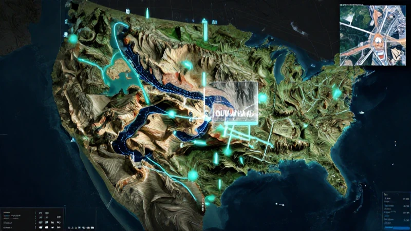 Fotografía Satelital: Usos en Imágenes y GPS - Aprende Más 5 Mapa topográfico holográfico detallado