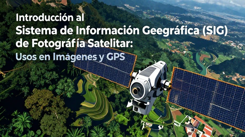 Fotografía Satelital: Usos en Imágenes y GPS - Aprende Más 6 SIG: Satélites, imágenes y GPS para el paisaje