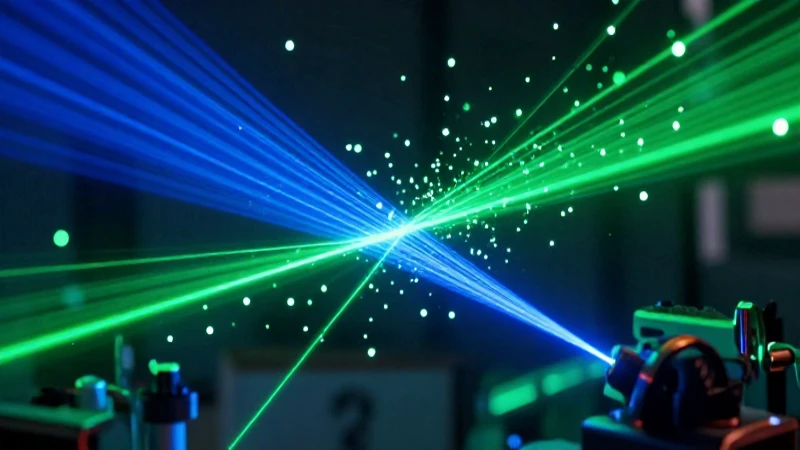 Luz cuántica dinámica y futurista