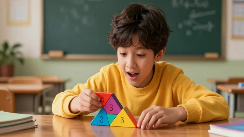 Estudiante entusiasta resuelve un problema de fracciones