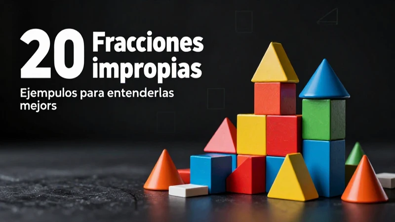 Conceptos de fracciones impropias explicados visualmente