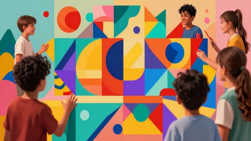 Geometría fraccionaria dinámica y vibrante para estudiantes