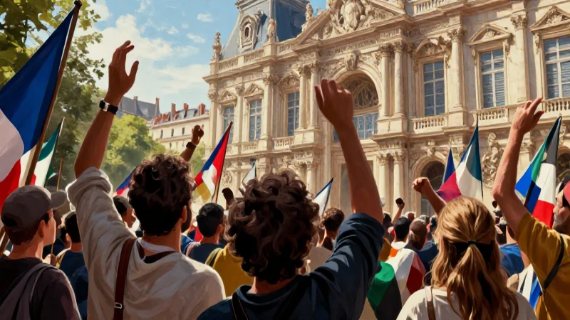 Revolución francesa vibrante con estilo barroco hiperrealista