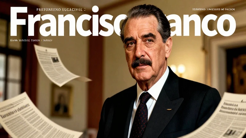 Francisco Franco: Biografía, Historia y Sus Características 8 Retrato cinematográfico detallado de Franco para revista educativa
