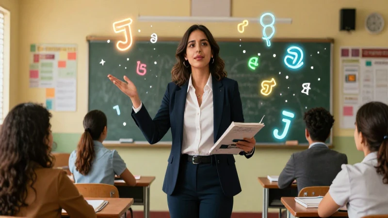 Frases adverbiales: 50 ejemplos para mejorar tu español 4 Maestra dinámica en un aula moderna
