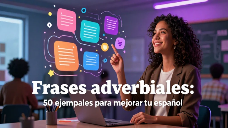 Frases adverbiales: 50 ejemplos para mejorar tu español 11 Mejora español con frases adverbiales