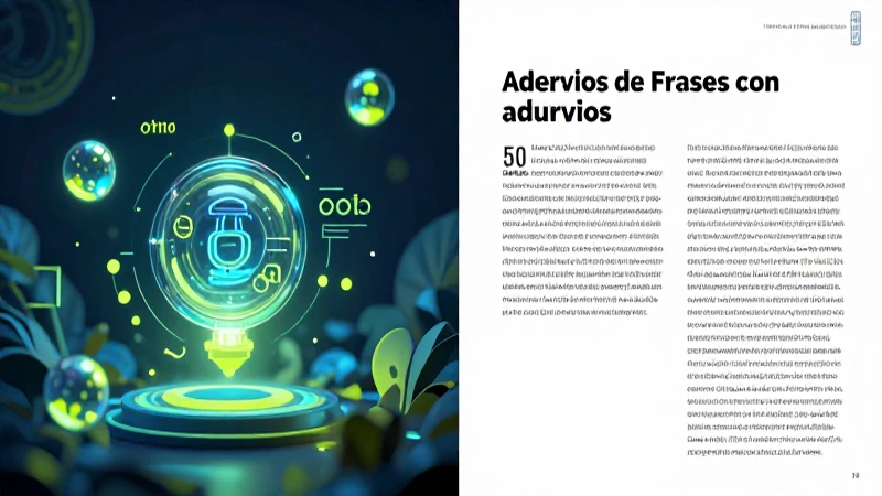 Recurso visual educativo avanzado para adverbios
